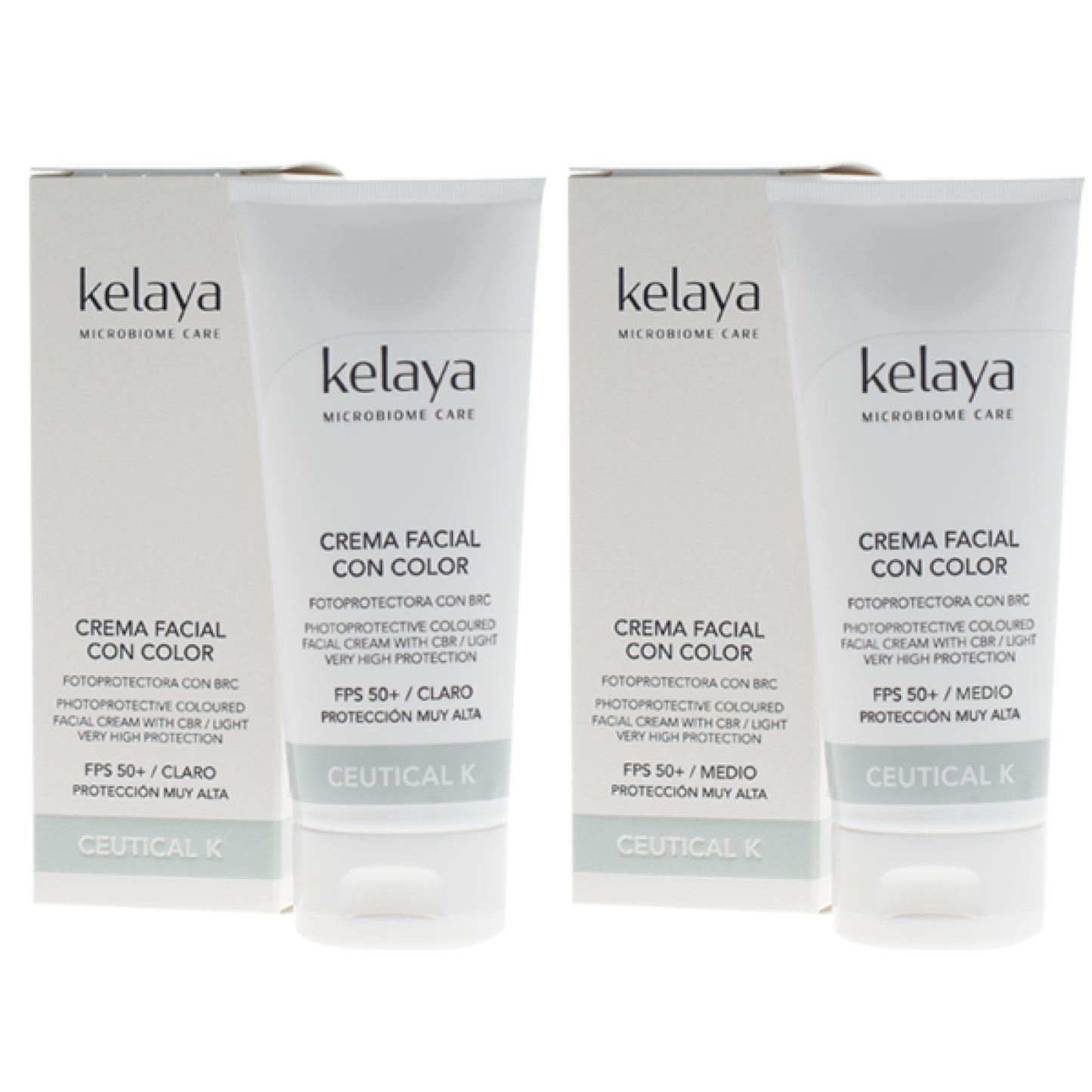 Creme Facial FPS 50+Com Cor Claro(CEUTICAL-K)
