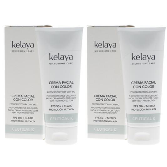 Creme Facial FPS 50+Com Cor Medio(CEUTICAL-K)